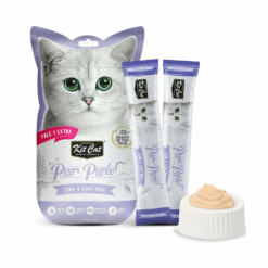 Kit Cat Purr Puree Tuna & Egg Yolk Cat Treats – 5 x 15 g