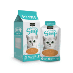 Kit Cat Savoury Soup Seafood Wet Cat Food – 300 G (6 X 50 G)