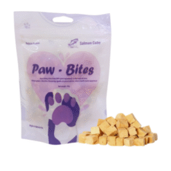 Paw-Bites Salmon Cubes – Natural Pet Treats – 40 G