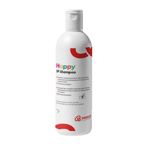 Happy – Sp Anti-parasitic Dog Shampoo – Medicated Pet Shampoo – 200 Ml