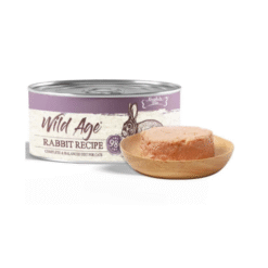 Absolute Bites Wild Age Rabbit – Complete & Balanced Wet Cat Food – 80 g