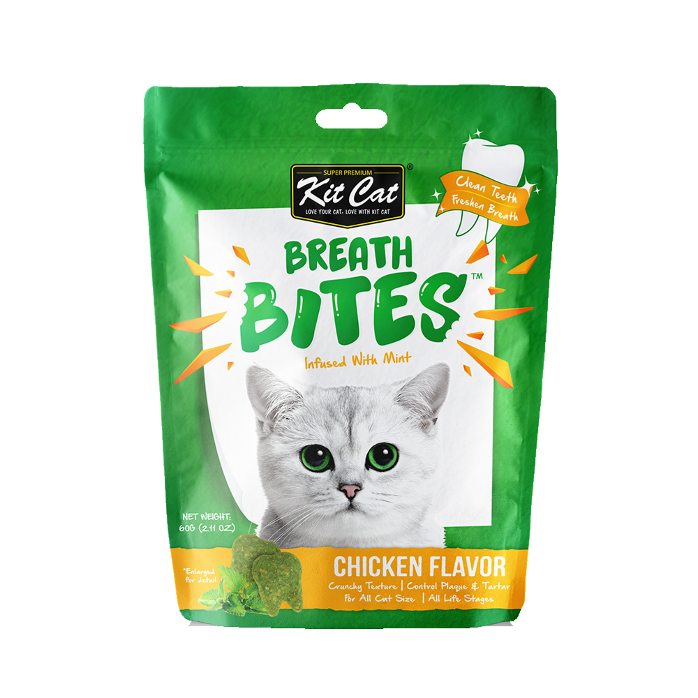 Kit Cat Breathbites Chicken Cat Treats – 60 g