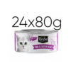 Kit Cat Deboned Tuna & Chicken Heart – Wet Cat Food – 24 × 80 g