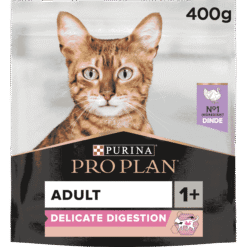 Pro Plan Adult Delicate Digestion Dry Cat Food with Turkey 400 g