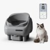 PetJC XXL Self-Cleaning Cat Litter Box with App Control