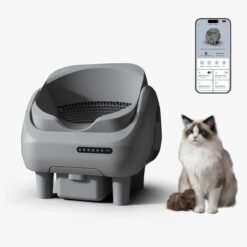 PetJC XXL Self-Cleaning Cat Litter Box with App Control