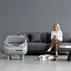 Alternative view of PetJC XXL Self-Cleaning Cat Litter Box with App Control