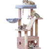 Multi-Level Cat Tree with Condo, Hammock & Scratching Posts 42 x 33 x 97 cm