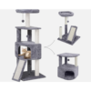 Multi-Level Cat Tree with Condo, Scratching Ramp & Sisal Posts 42 x 42 x 115 cm
