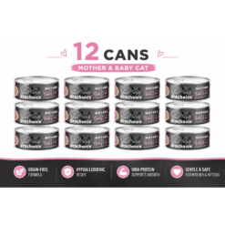 ProChoice Mother & Baby Mousse Chicken Wet Cat Food 80 g x 12 Cans