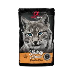 Alpha Spirit Turkey Mousse Wet Cat Food 85 g Pouch