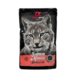 Alpha Spirit Sterilized Cat Salmon Mousse Wet Cat Food 85 g Pouch