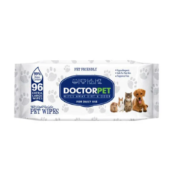 DoctorPet Hypoallergenic Pet Wipes 96 Pcs