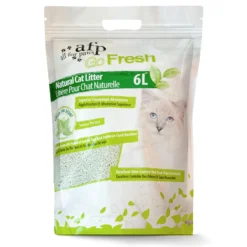 All For Paws Natural Clumping Cat Litter Green Tea Scent 6 L