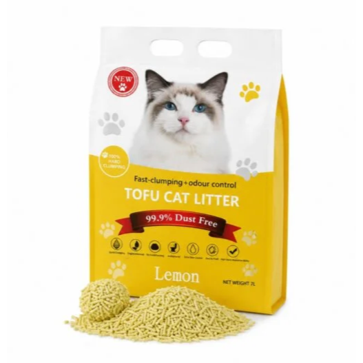 Premium Tofu Lemon Cat Litter 7 L