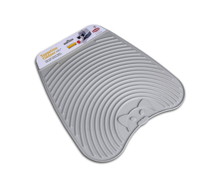 Pet Litter Mat for Cat Toilets – Wave Pattern Gray