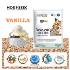 Hide & Seek Cassava Cat Litter 6L – Vanilla