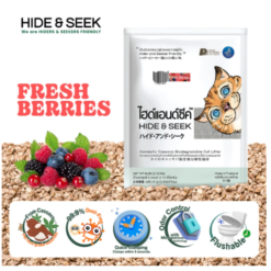 Hide & Seek Cassava Cat Litter 6L – Fresh Berry
