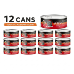 ProChoice Doner Bites Adult Lamb in Gravy Wet Cat Food 12 × 70 g Cans