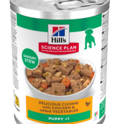 Hill’s Science Plan Puppy Stew with Chicken & Vegetables Wet Dog Food – 363g