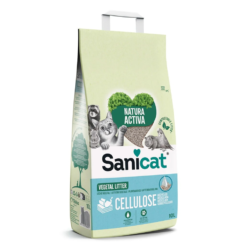 Sanicat Clean & Green Cellulose Cat Litter 10 L