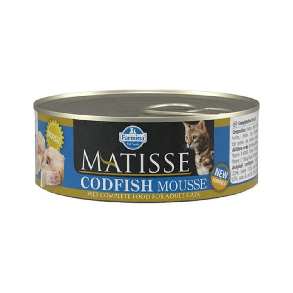 Farmina Matisse Codfish Mousse Adult Wet Cat Food – 85g