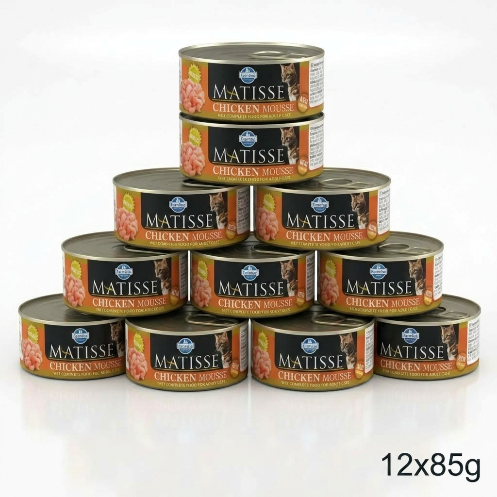 Farmina Matisse Chicken Mousse Adult Wet Cat Food – 85g x 12