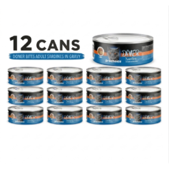 Prochoice Doner Bites Adult Sardines In Gravy Wet Cat Food 12 × 70 G Cans