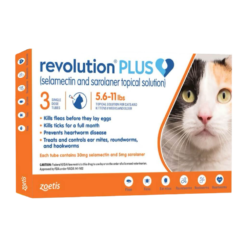 Revolution Plus Cat Spot-On Treatment 0.5ml x 3 tubes
