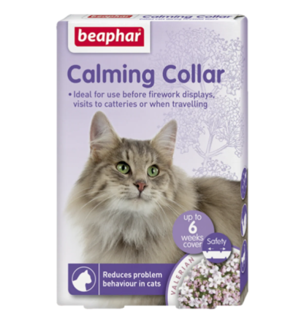 Beaphar Calming Collar for Cats with Valerian & Lavender