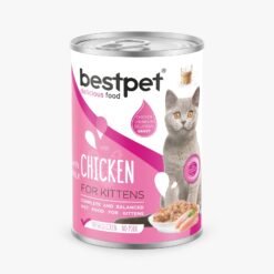 Bestpet Kitten with Milk in Chunks Wet Cat Food 400g
