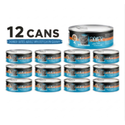 Prochoice Doner Bites Adult Whitefish In Gravy Wet Cat Food 12 × 70 G Cans